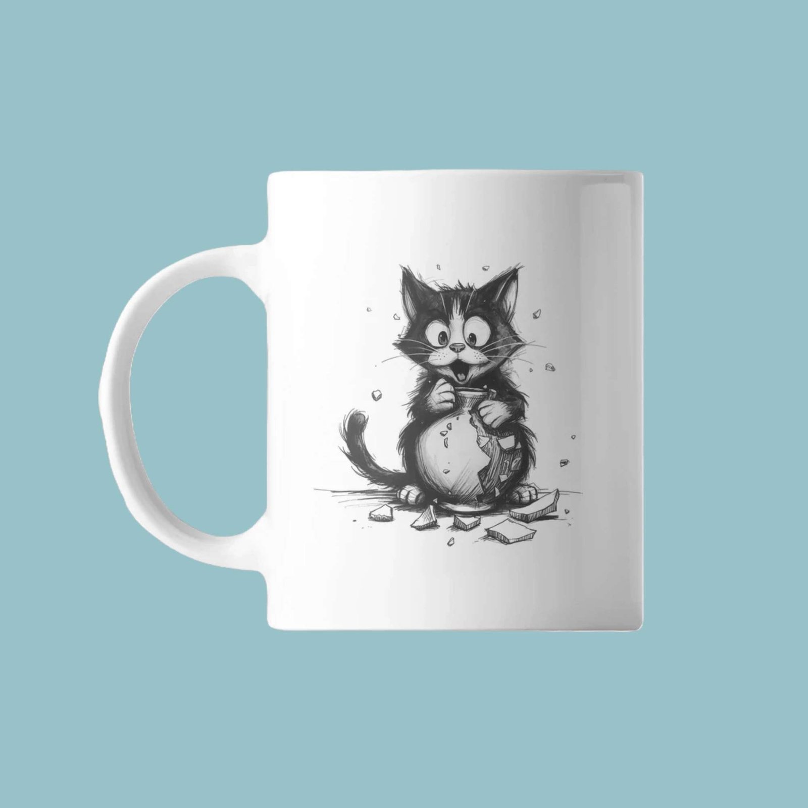 Mug Chat Maladroit