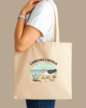 Tote Bag Cherchez l'Intrus